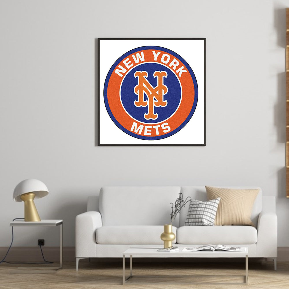 New York Mets Baseball Team - Full Round Drill Diamond Painting 30*30CM
