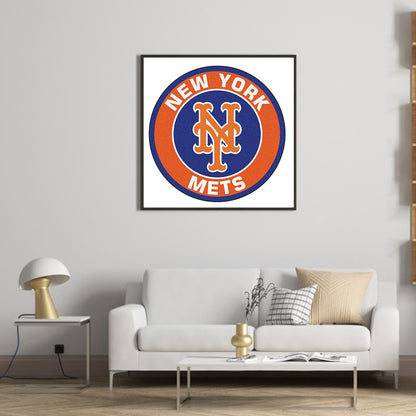 New York Mets Baseball Team - Full Round Drill Diamond Painting 30*30CM