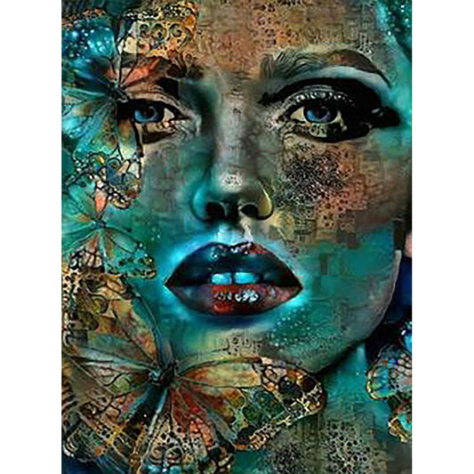 Artist Portrait Girl - Full Square Drill Diamond Painting 30*40CM