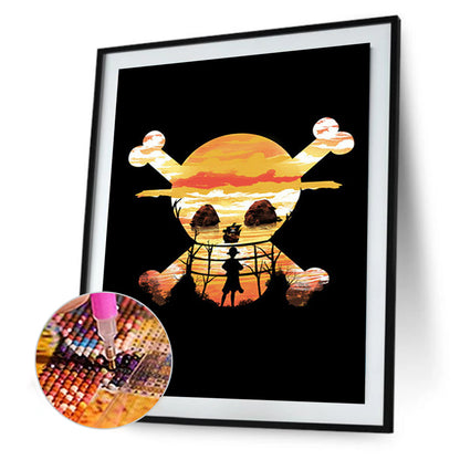 Skull - Full Square Drill Diamond Painting 30*40CM