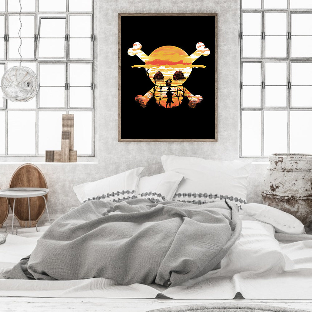 Skull - Full Square Drill Diamond Painting 30*40CM