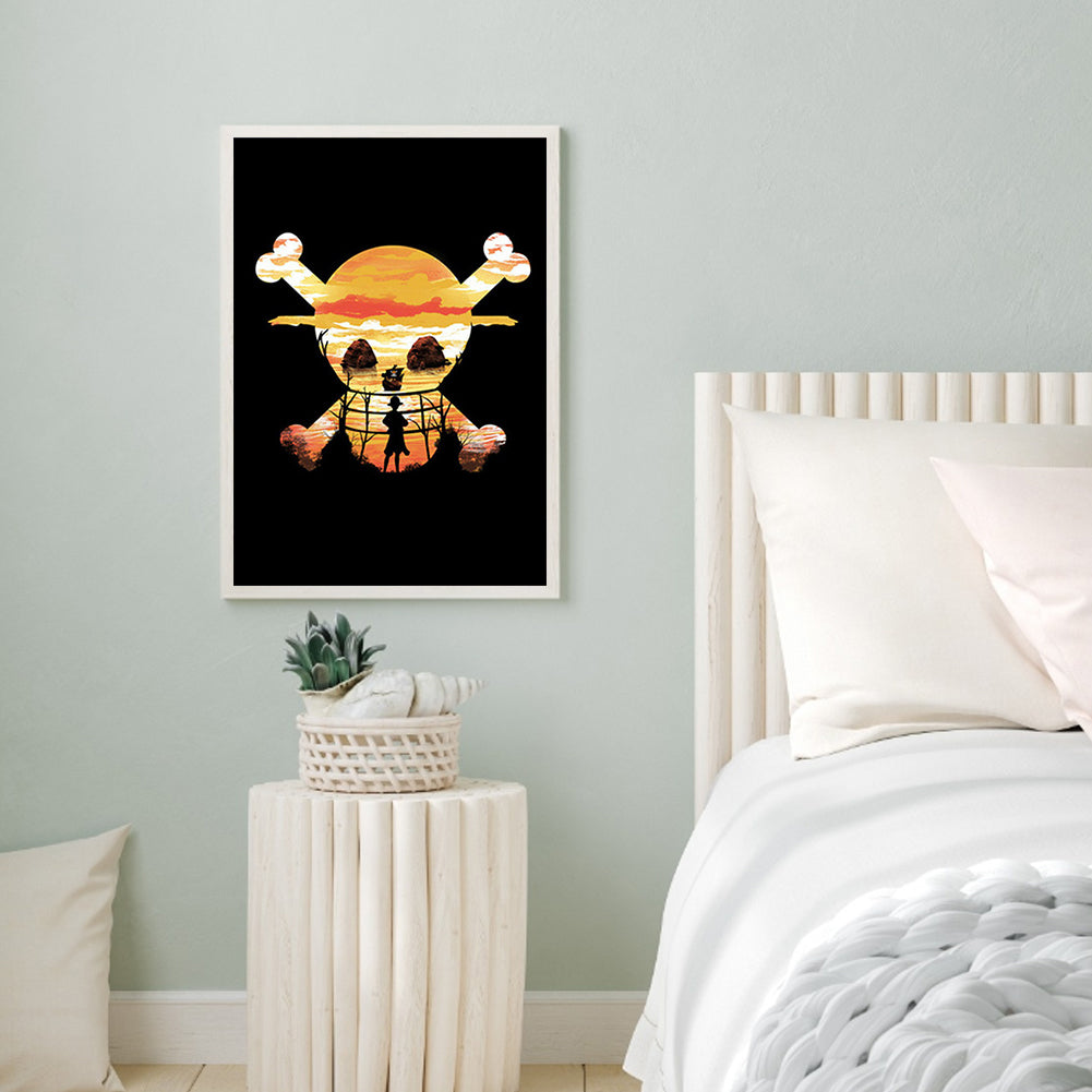 Skull - Full Square Drill Diamond Painting 30*40CM