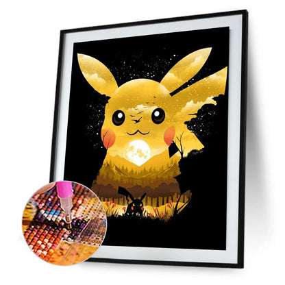 Pikachu - Full Square Drill Diamond Painting 30*40CM