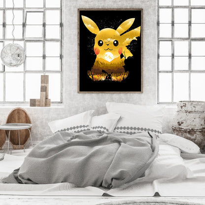 Pikachu - Full Square Drill Diamond Painting 30*40CM