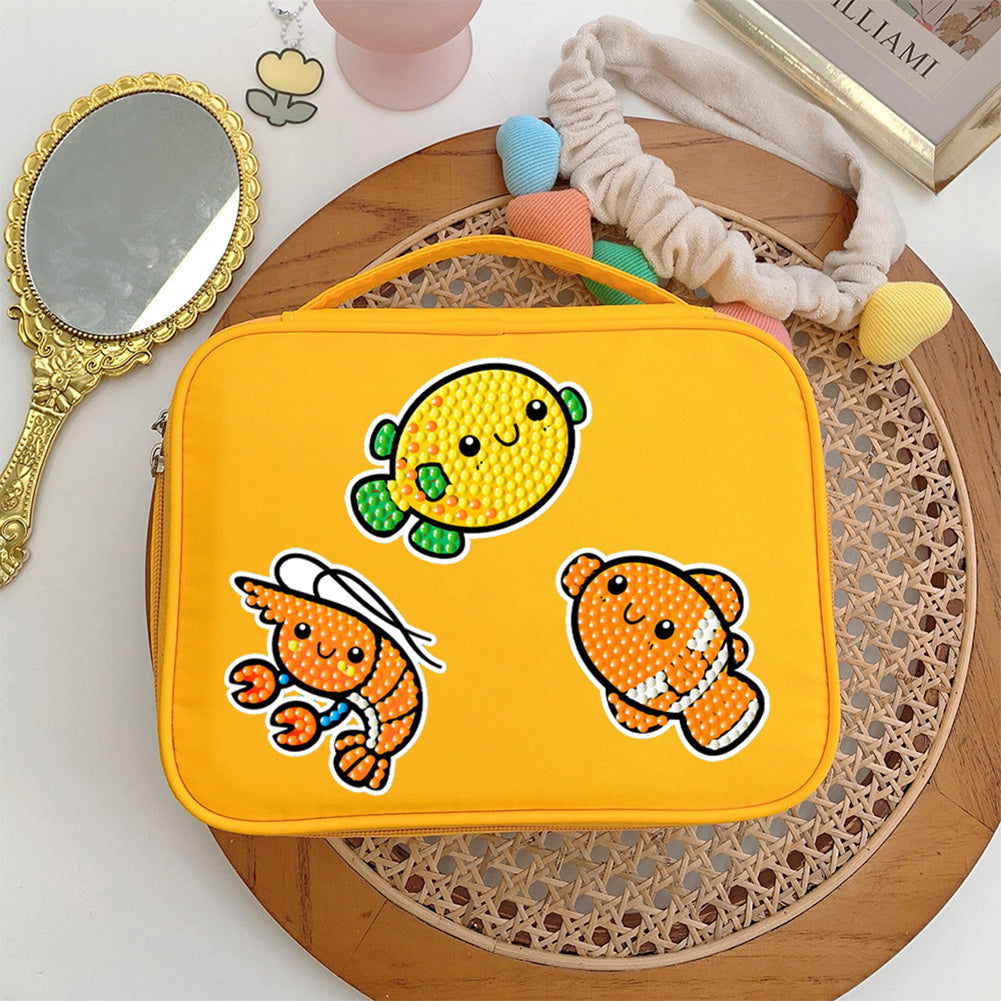 2pcs Gem Sticker Cartoon Animal DIY Paint by Numbers for Kids Adult Gift Rewards