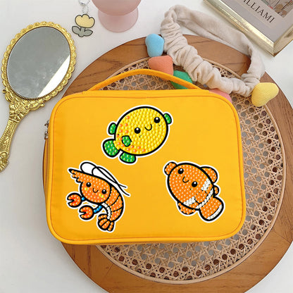 2pcs Gem Sticker Cartoon Animal DIY Paint by Numbers for Kids Adult Gift Rewards