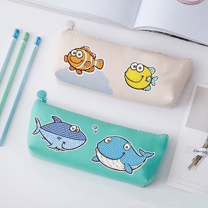 2pcs Gem Sticker Cartoon Animal DIY Paint by Numbers for Kids Adult Gift Rewards