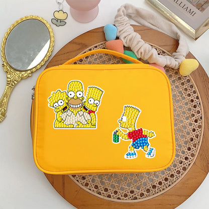 2pcs Gem Sticker Cartoon Animal DIY Paint by Numbers for Kids Adult Gift Rewards