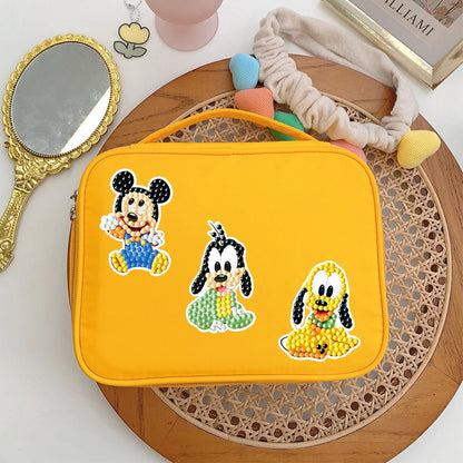 2pcs Gem Sticker Cartoon Animal DIY Paint by Numbers for Kids Adult Gift Rewards