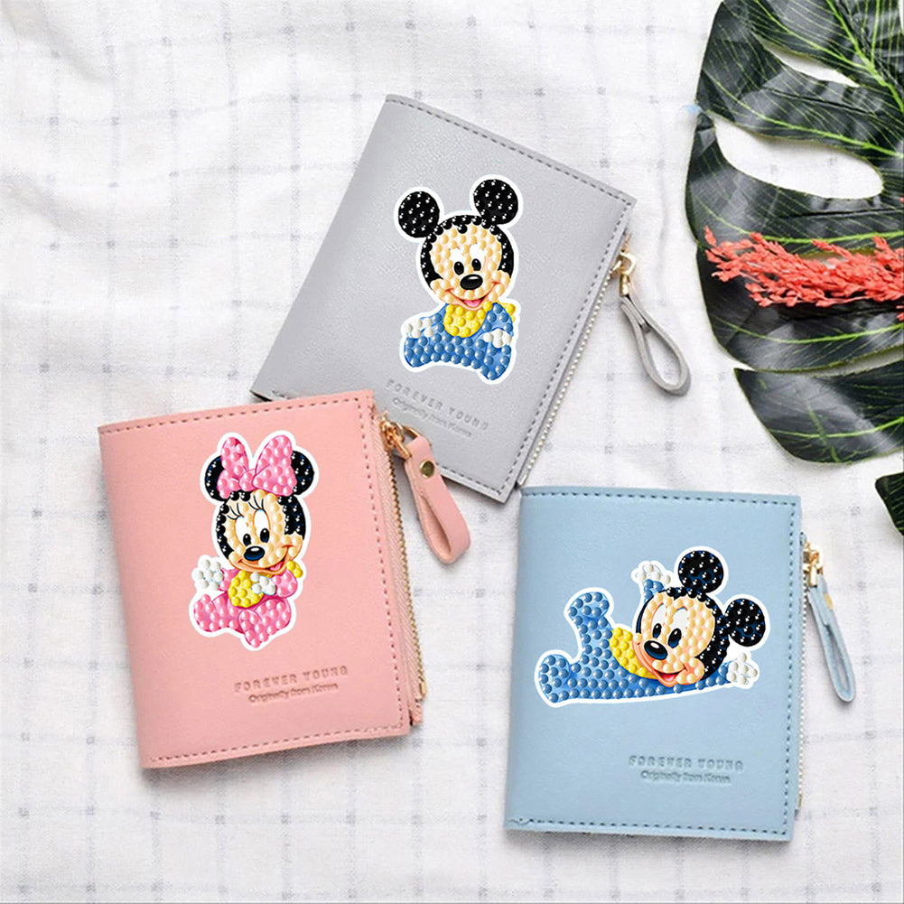 2pcs Gem Sticker Cartoon Animal DIY Paint by Numbers for Kids Adult Gift Rewards