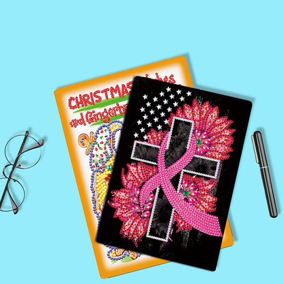 5D Partial Drill Notebook 50 Pages DIY No Line for Kids School Office Daily Uses