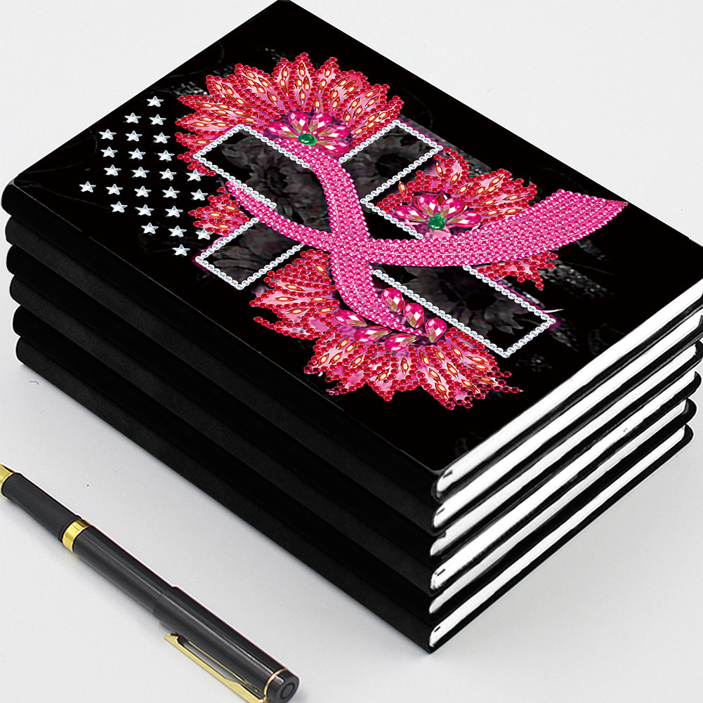 5D Partial Drill Notebook 50 Pages DIY No Line for Kids School Office Daily Uses