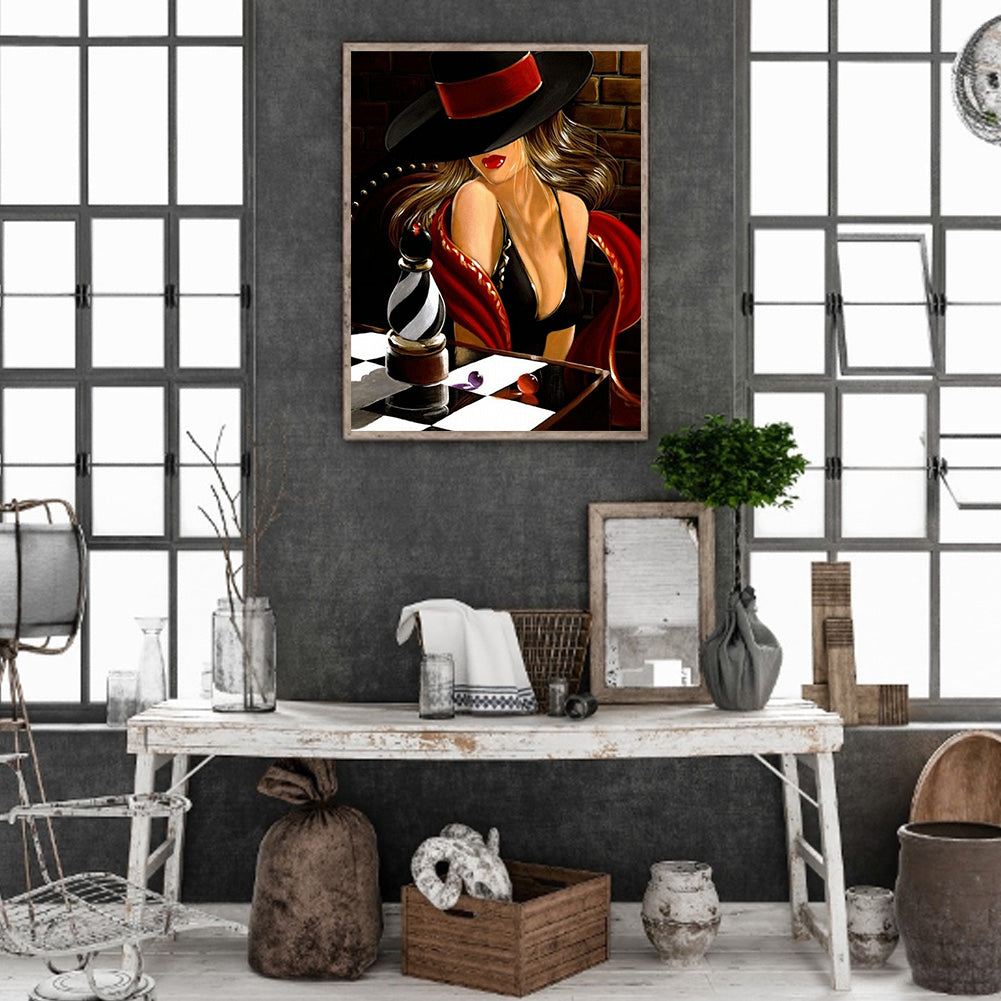 Sexy Girl - Full Round Drill Diamond Painting 40*50CM