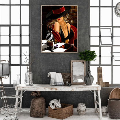 Sexy Girl - Full Round Drill Diamond Painting 40*50CM