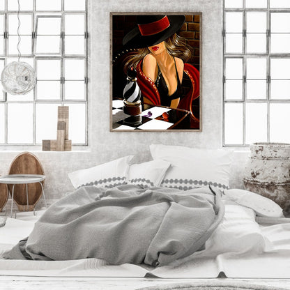 Sexy Girl - Full Round Drill Diamond Painting 40*50CM