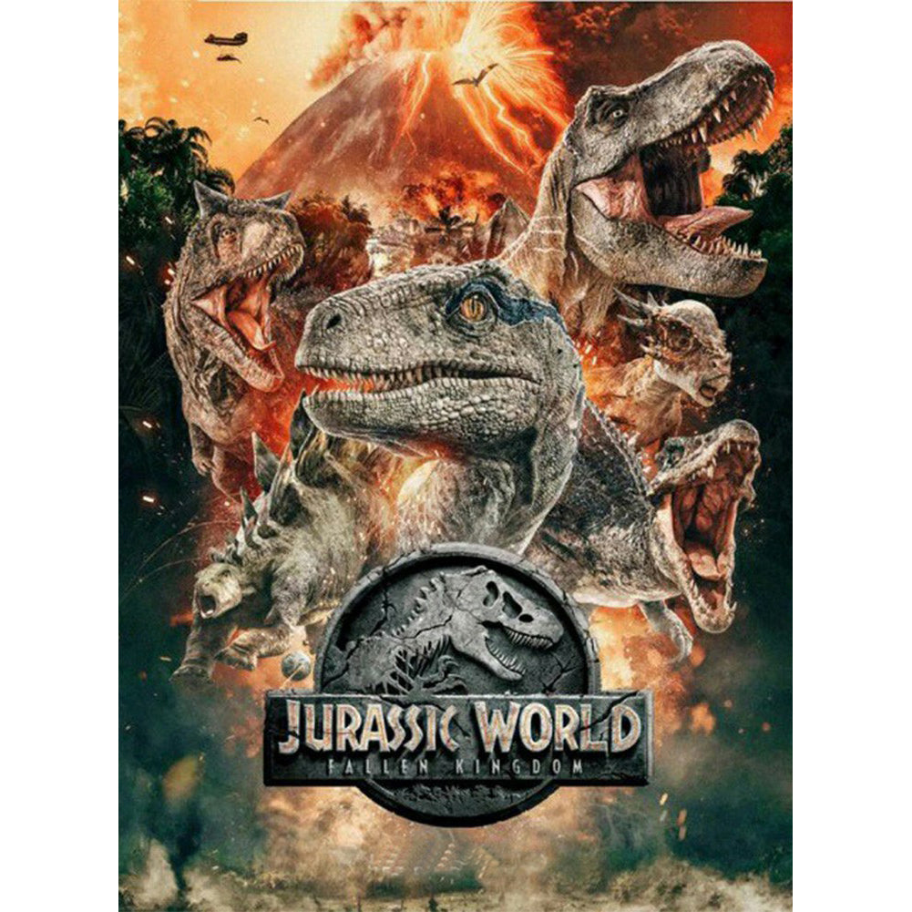 Jurassic Company - Full Round Drill Diamond Painting 40*50CM