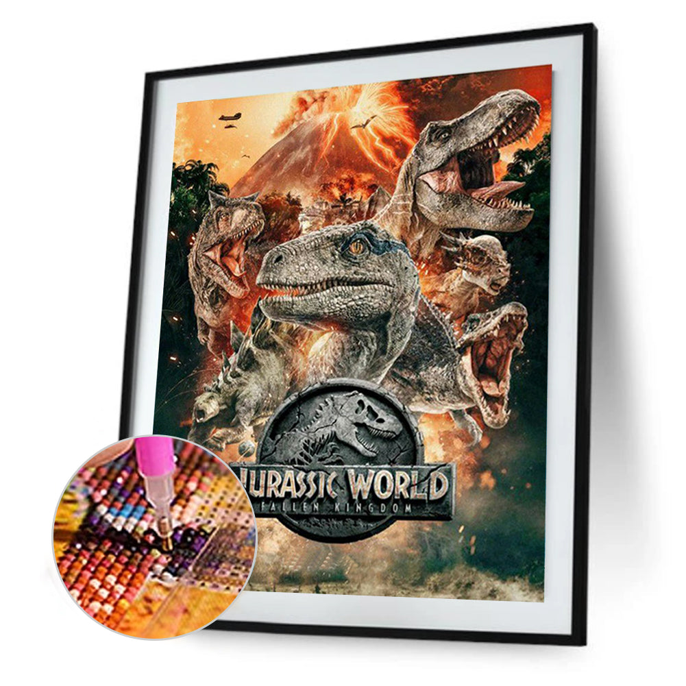 Jurassic Company - Full Round Drill Diamond Painting 40*50CM