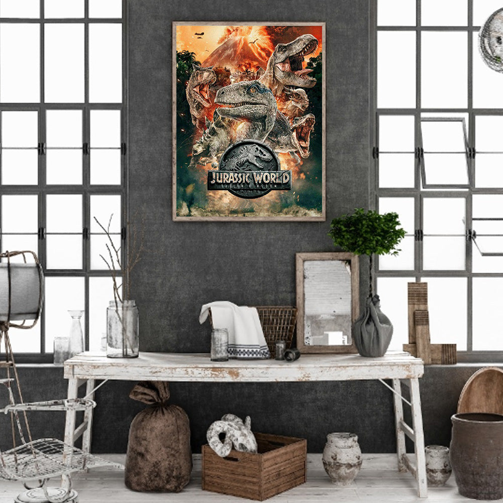 Jurassic Company - Full Round Drill Diamond Painting 40*50CM