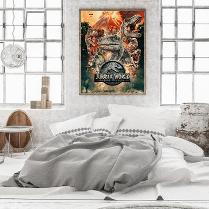 Jurassic Company - Full Round Drill Diamond Painting 40*50CM