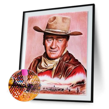 Cowboy - Full Round Drill Diamond Painting 50*60CM