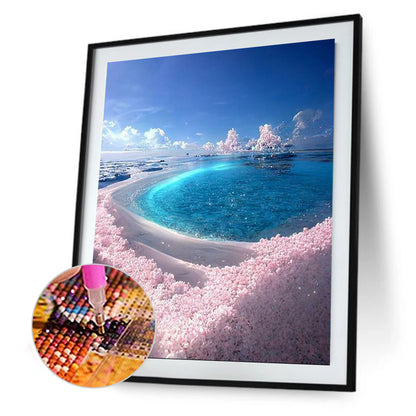 Romantic Beach - Full Round Drill Diamond Painting 40*50CM