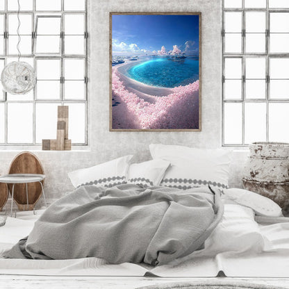 Romantic Beach - Full Round Drill Diamond Painting 40*50CM