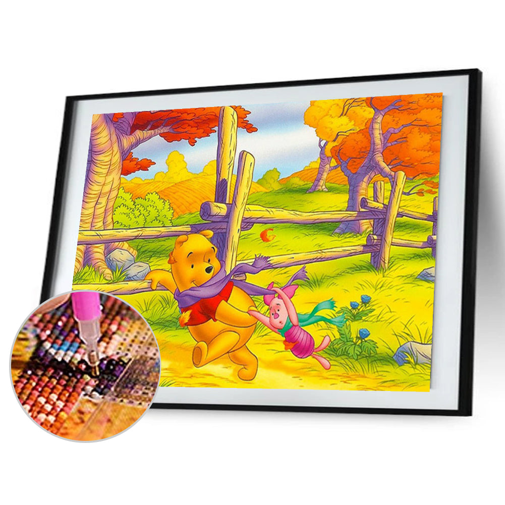 Winnie The Pooh - Full Round Drill Diamond Painting 50*40CM