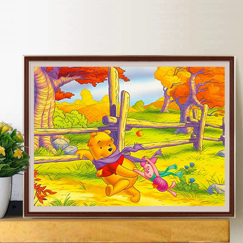 Winnie The Pooh - Full Round Drill Diamond Painting 50*40CM