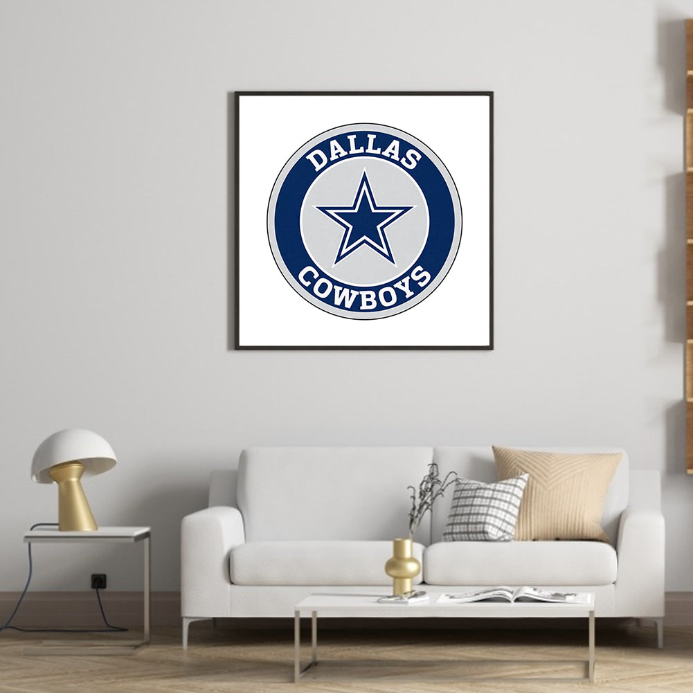 Dallas Cowboys - Full Round Drill Diamond Painting 50*50CM