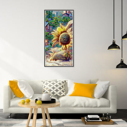 Sunflower Manor - Full Round Drill Diamond Painting 40*70CM