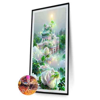 Flower Manor - Full Round Drill Diamond Painting 40*60CM