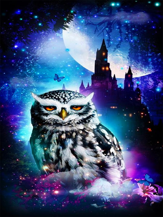 Night Owl - Full Round Drill Diamond Painting 40*80CM