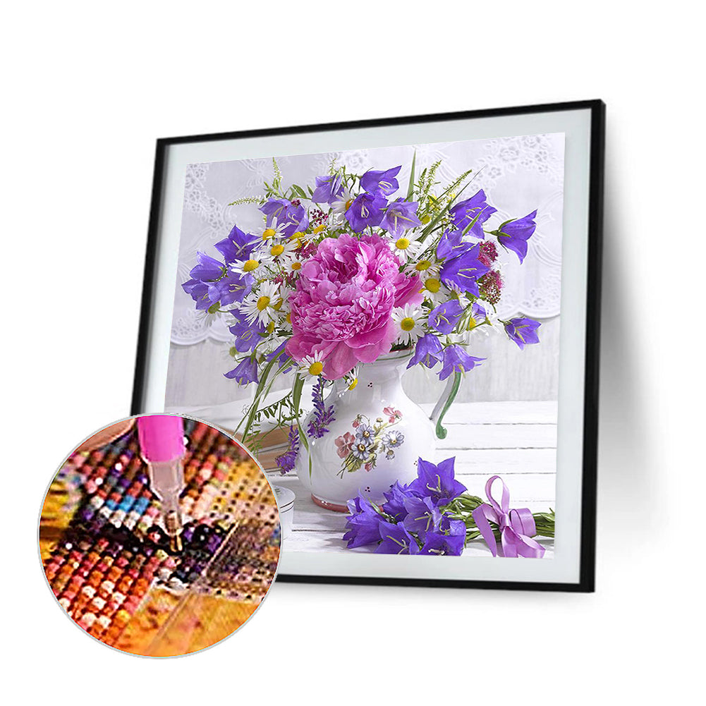 Paeonia Bouquet - Full Square Drill Diamond Painting 30*30CM