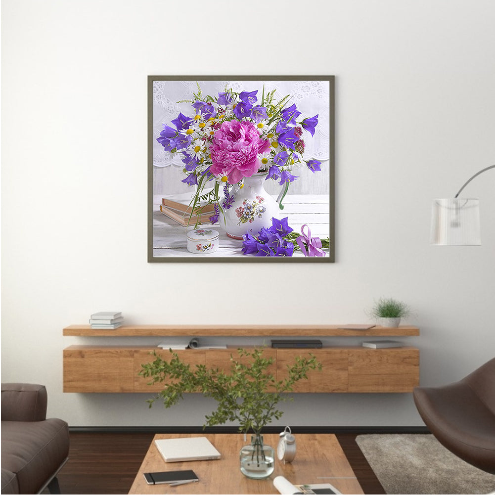 Paeonia Bouquet - Full Square Drill Diamond Painting 30*30CM