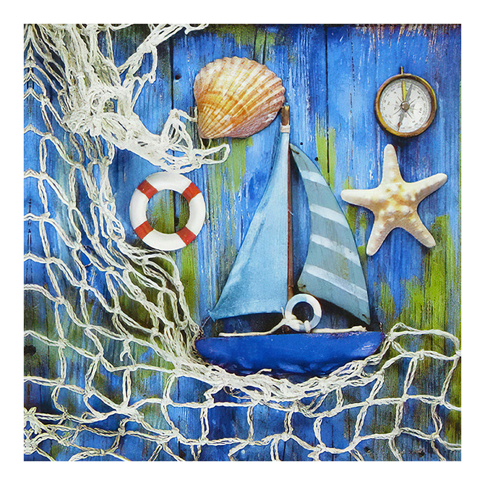 Sailing Starfish - Full Square Drill Diamond Painting 30*30CM