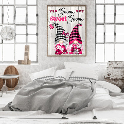 Valentine Gnome - Full Round Drill Diamond Painting 30*40CM