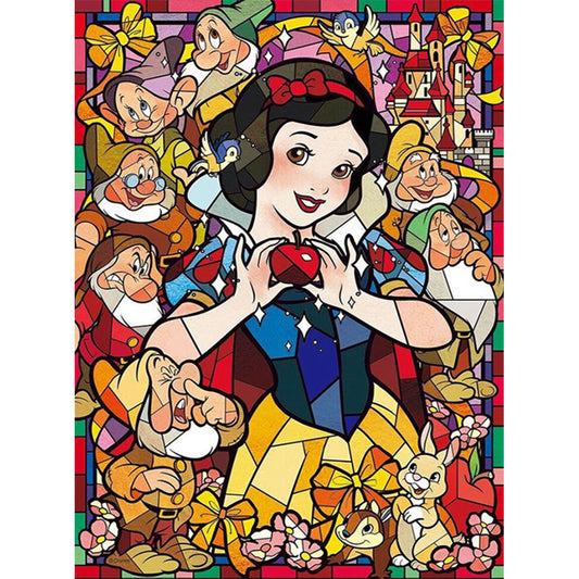 Snow White And The Seven Dwarfs - Full Round Drill Diamond Painting 30*40CM