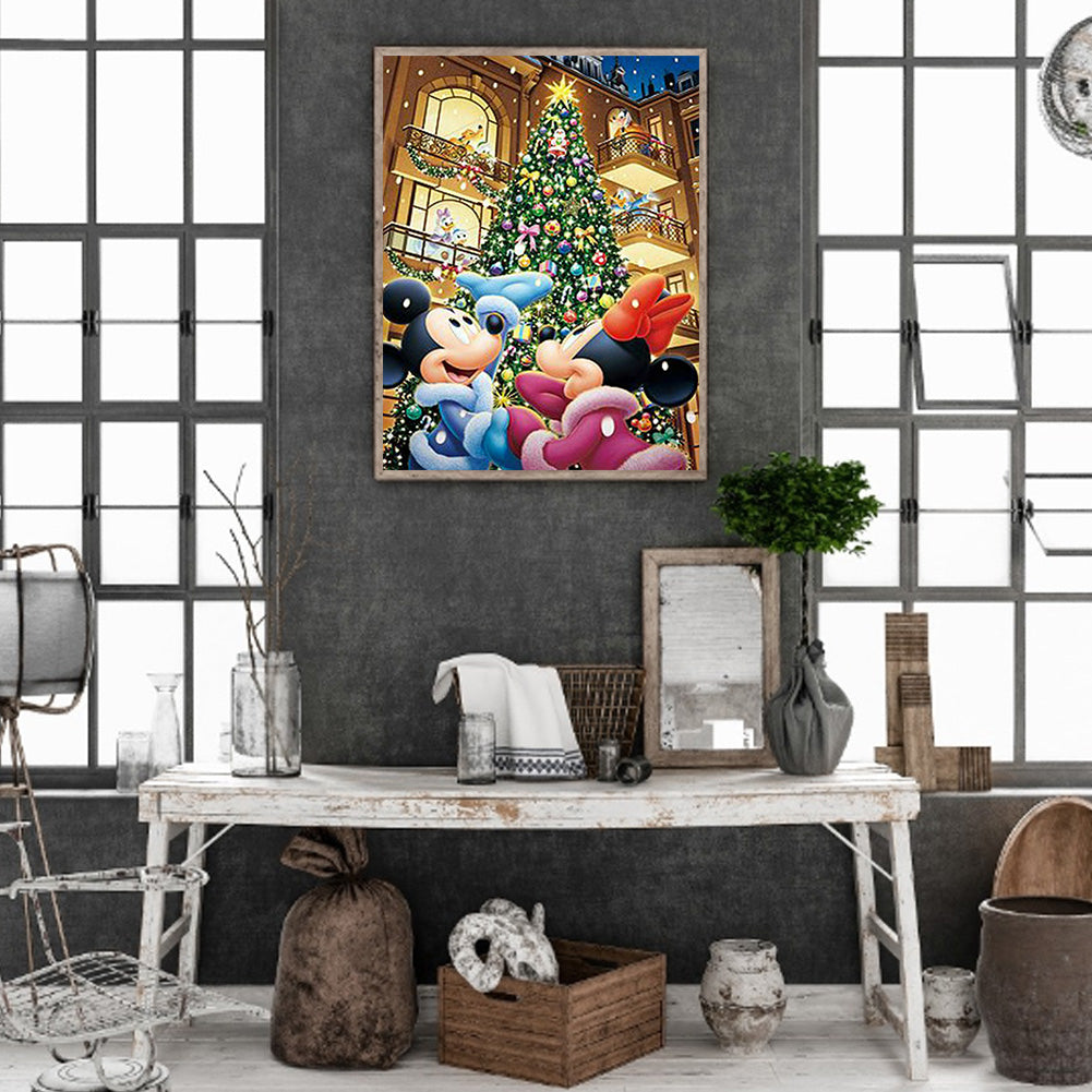 Disney Mickey Minnie - Full Square Drill Diamond Painting 40*50CM