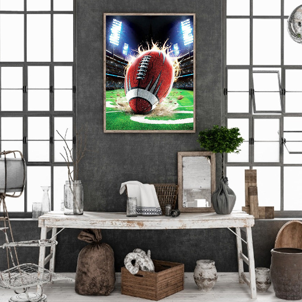 Football - Full Square Drill Diamond Painting 40*50CM