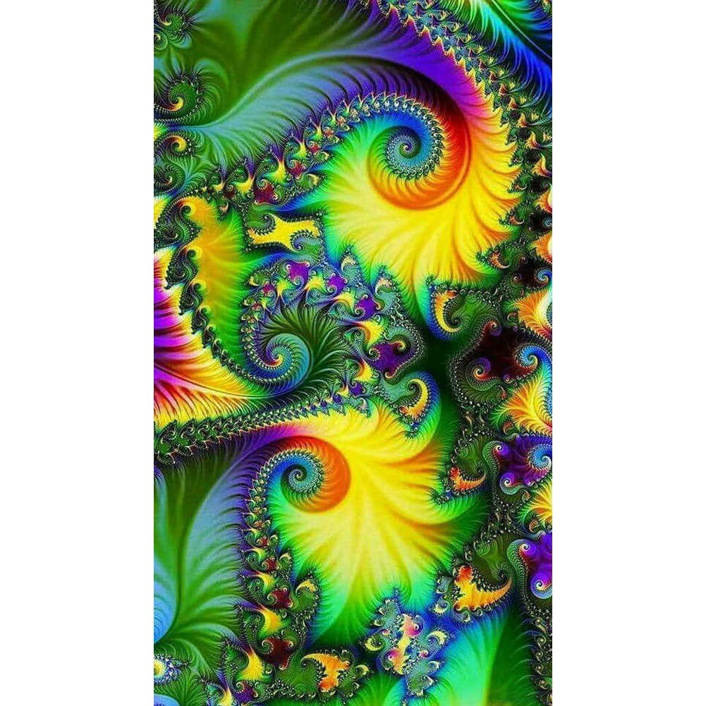 Fractal Art - Full Square Drill Diamond Painting 40*70CM