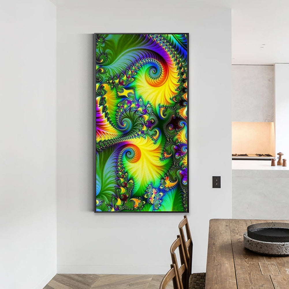 Fractal Art - Full Square Drill Diamond Painting 40*70CM