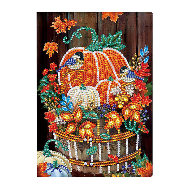 Pumpkin Bird - Special Shaped Drill Diamond Painting 30*40CM