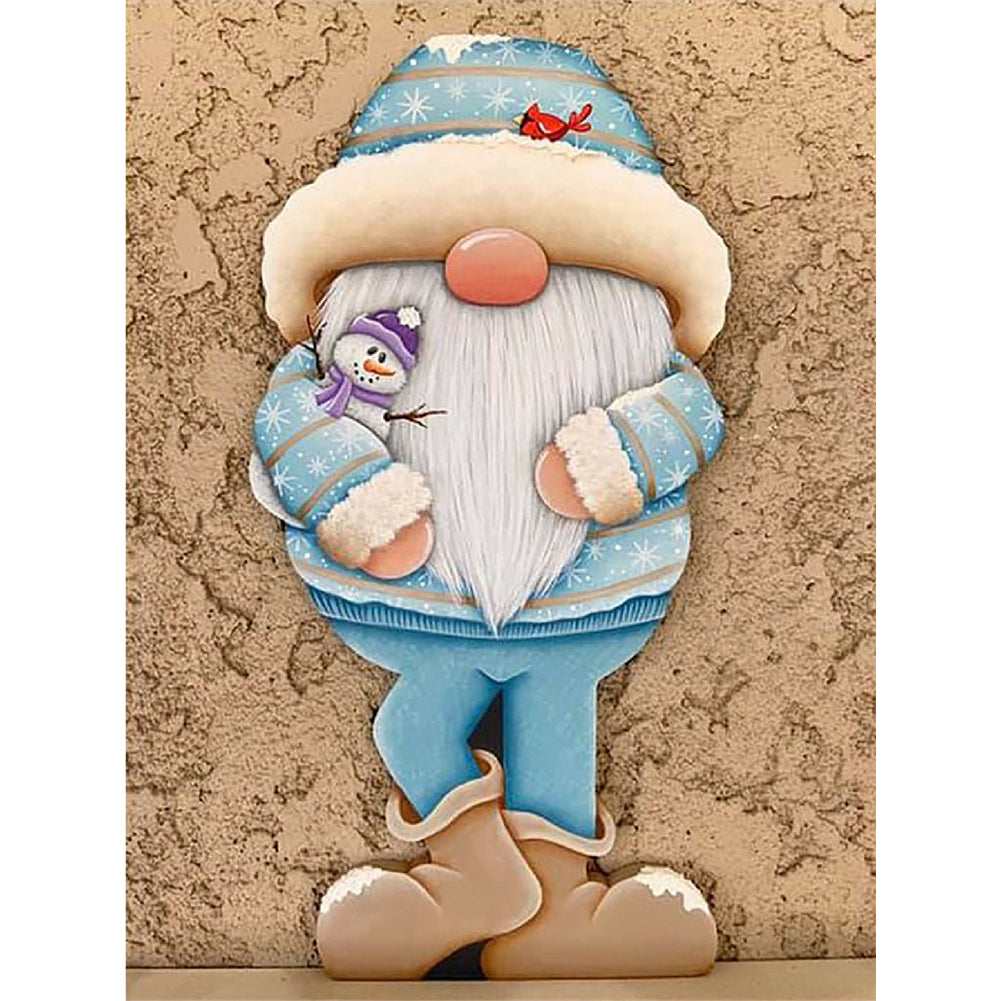 Gingerbread Man Gnome - Full Square Drill Diamond Painting 30*40CM