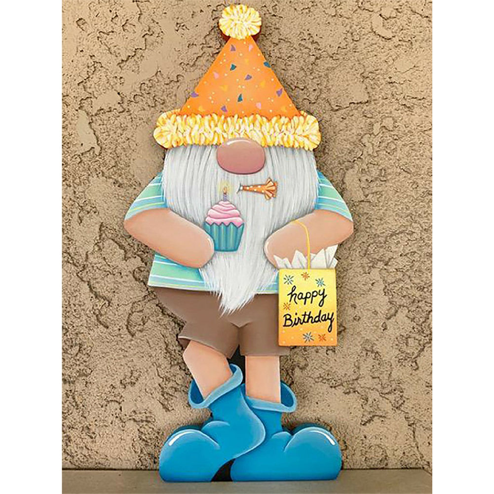 Gingerbread Man Gnome - Full Square Drill Diamond Painting 30*40CM