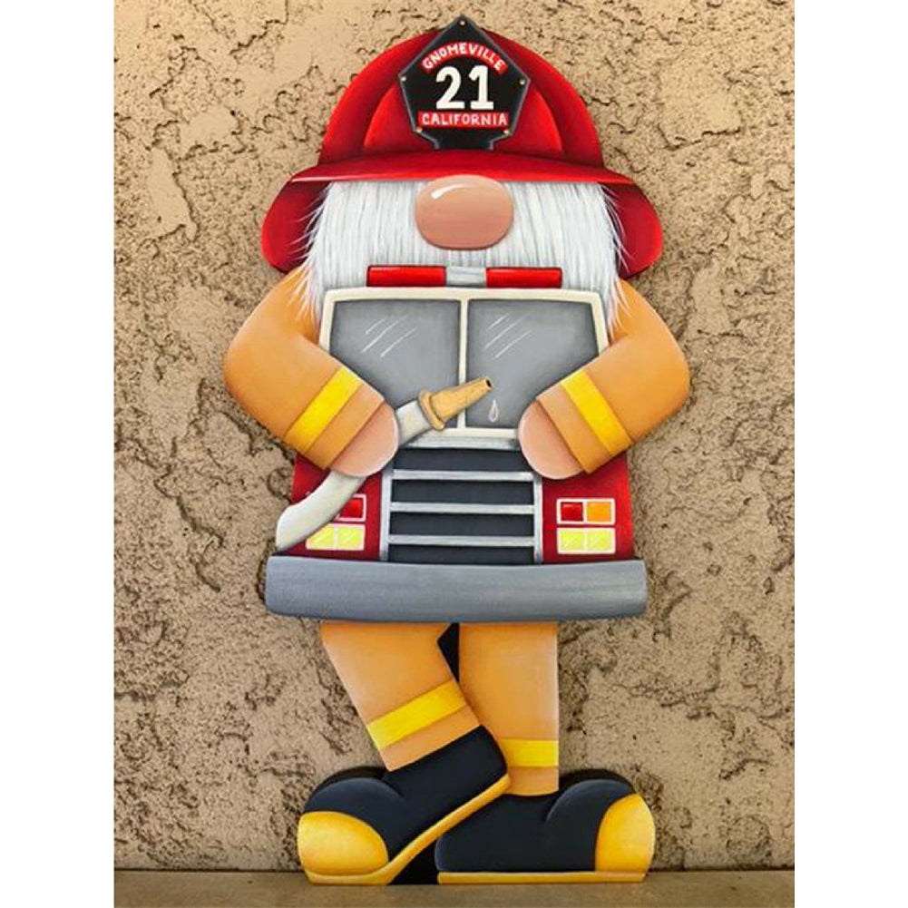 Gingerbread Man Gnome - Full Square Drill Diamond Painting 30*40CM