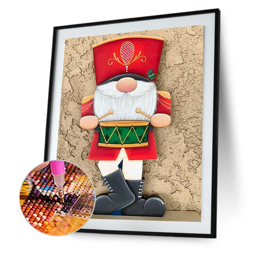 Gingerbread Man Gnome - Full Square Drill Diamond Painting 30*40CM