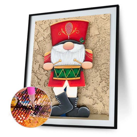 Gingerbread Man Gnome - Full Square Drill Diamond Painting 30*40CM