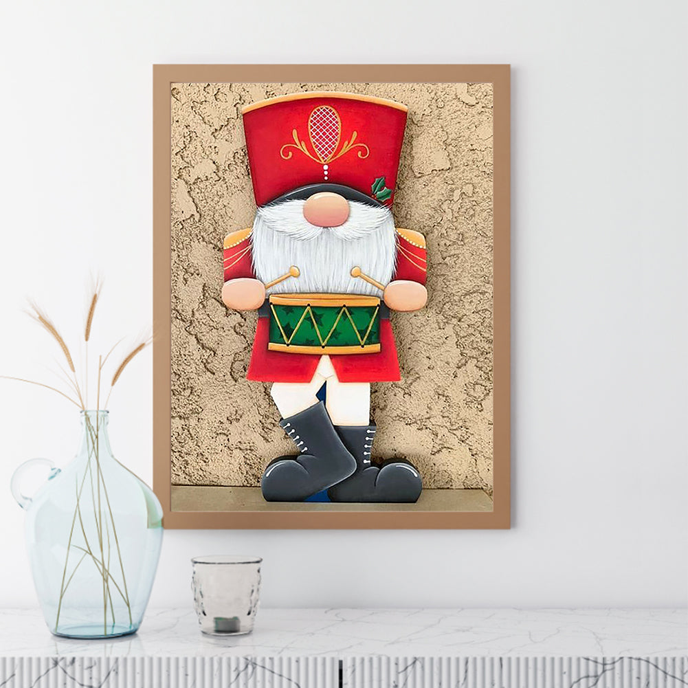Gingerbread Man Gnome - Full Square Drill Diamond Painting 30*40CM