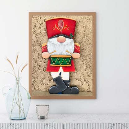 Gingerbread Man Gnome - Full Square Drill Diamond Painting 30*40CM