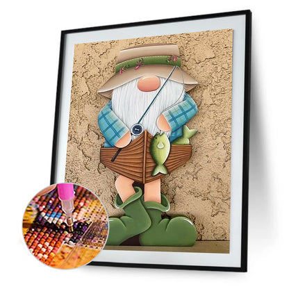 Gingerbread Man Gnome - Full Square Drill Diamond Painting 30*40CM